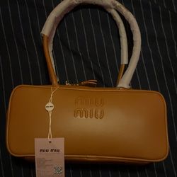 Leather Top Handle Mini Bag Brown – Brand New w/ Tags