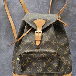 Louis Vuitton Backpack Monogram Montsouris MM  AUTHENTIC 