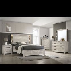 New In Box- Dresser And 1 Nightstand Only