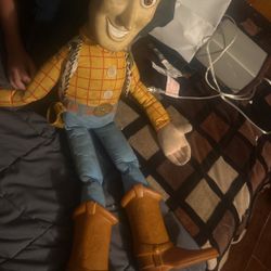 Vintage Woody Very Long Woody No Pull String As He Is A Stuffed 