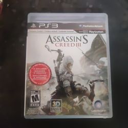 Assassin's Creed III PS3