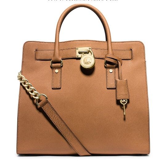 Authentic Michael Kors Hamilton Large Saffiano Leather Tote Bag