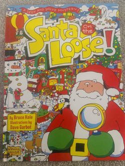Santa On The Loose- Hardcover- Like New