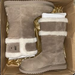 Koolaburra by UGG Suede Tall Winter Boots Barlee Amphora