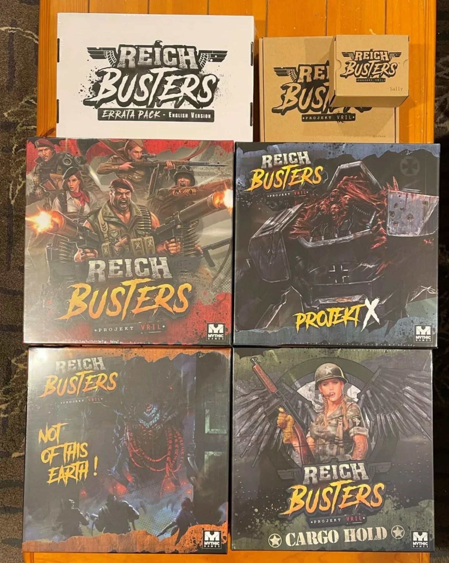 Kickstarter Boardgame Kickstarter Reichbusters Gung-Ho Bundle All-In & Extras Tabletop Boardgame
