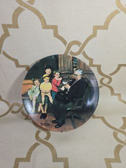The Family Doctor By Norman  Rockwell  Collector Plate Limited Edition Vtg 1992