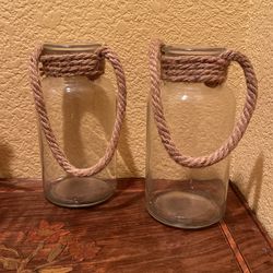 Pair Glass Decoration $6