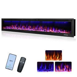 Electric Fireplace  by RODALFLAME 84" WIfi