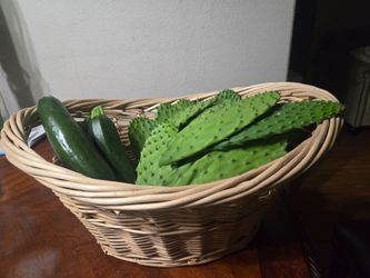 Calabazas y nopales organjcos