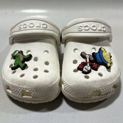 Crocs Classic Clog Toddler Size 6C White Beach Walking Outdoor Slip On Sandals