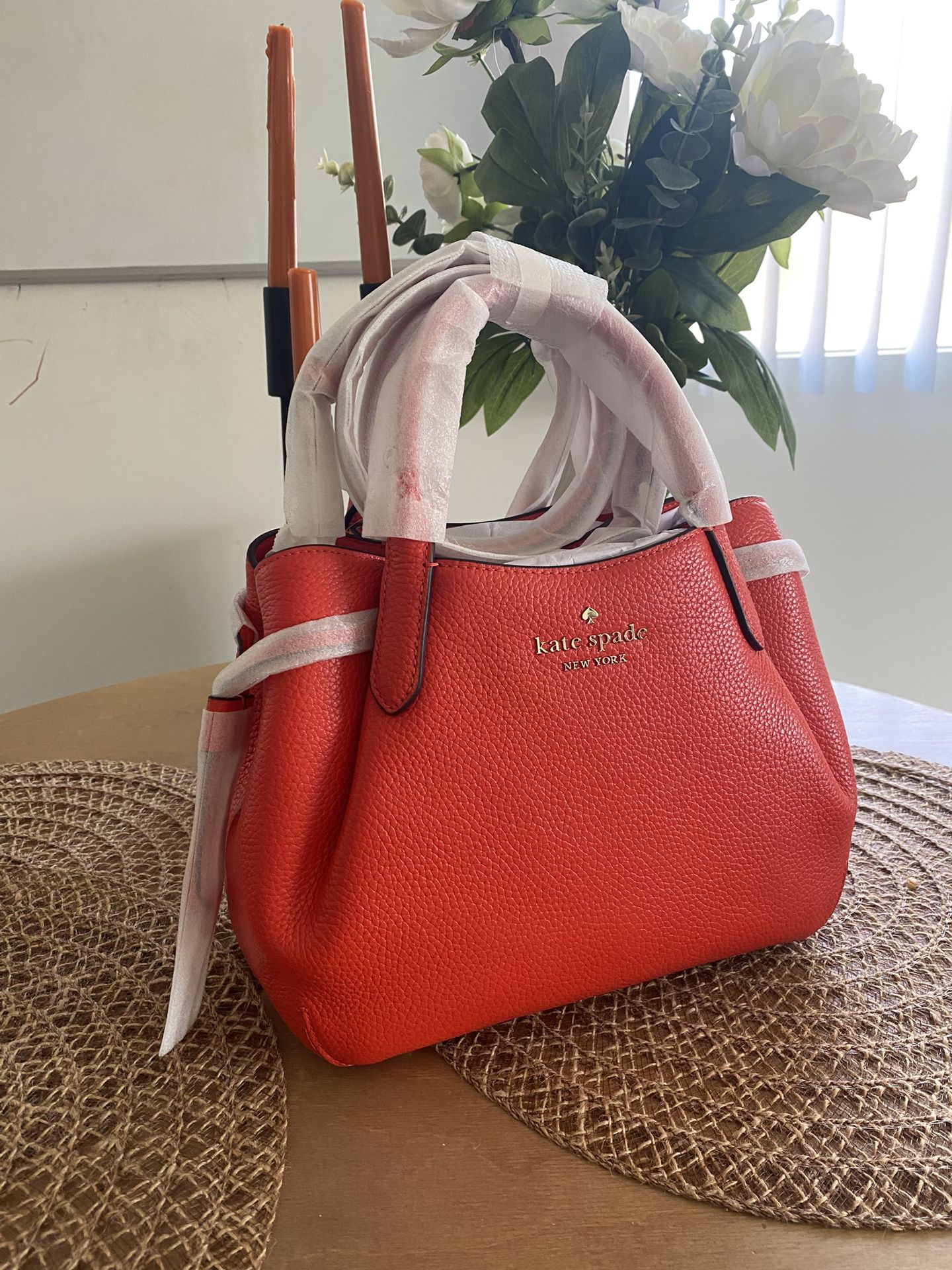 Kate spade Dumpling Mini Satchel Red purse bag