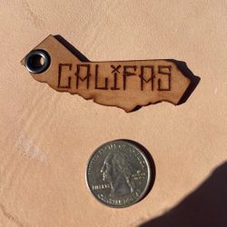 Califas Leather Keychain 