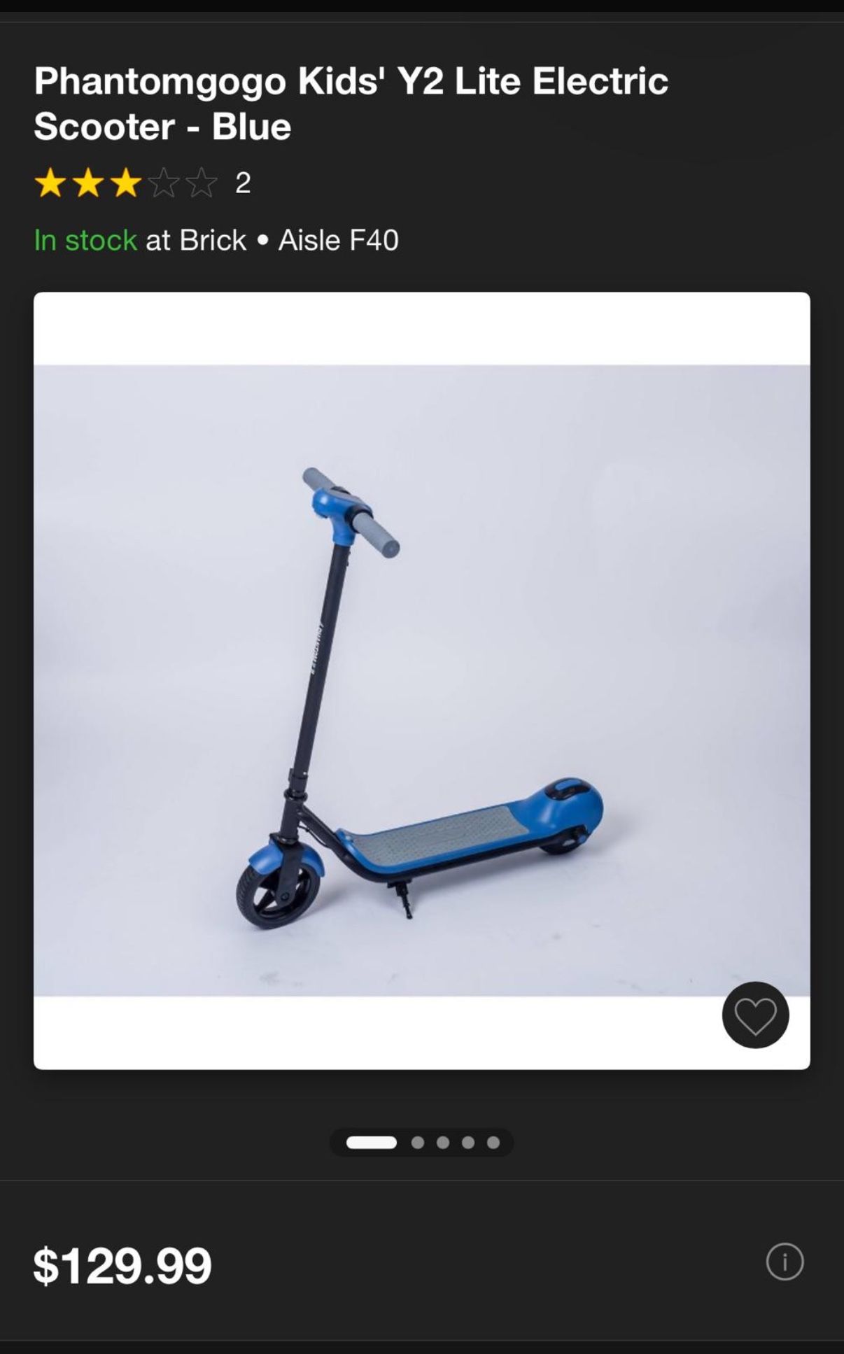 Y2 Lite Electric Scooter Kids