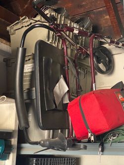 Extra large walker with seat