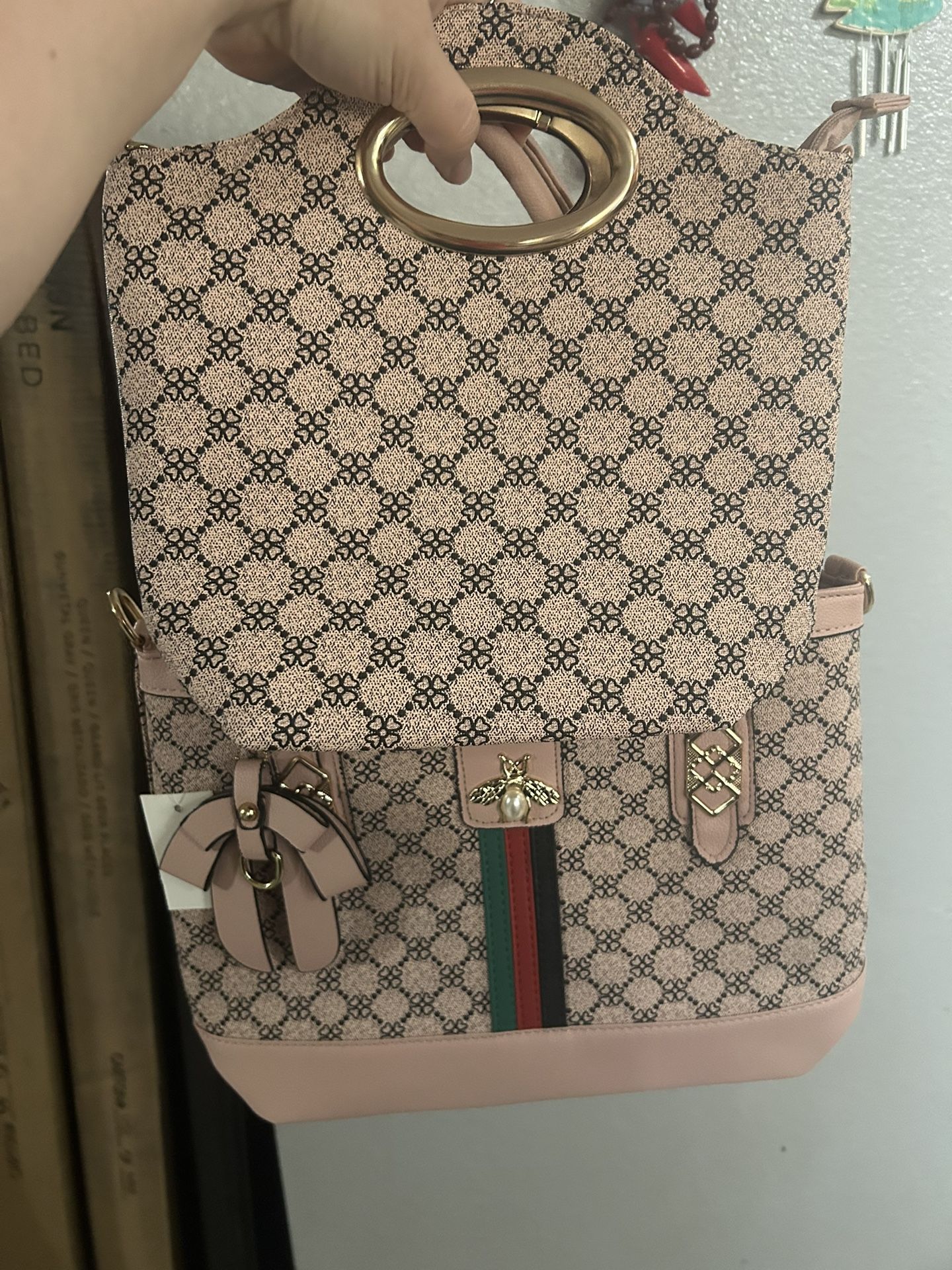 Pink Tote/Handbag Unbranded