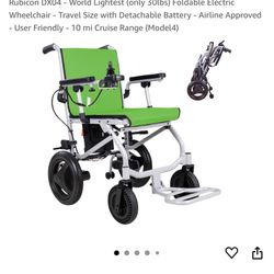 Super light weight electric wheelchair