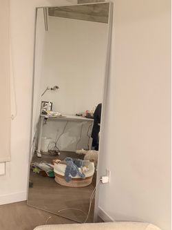 IKEA Hovet mirror, aluminum , 30 3/4*77 1/8
