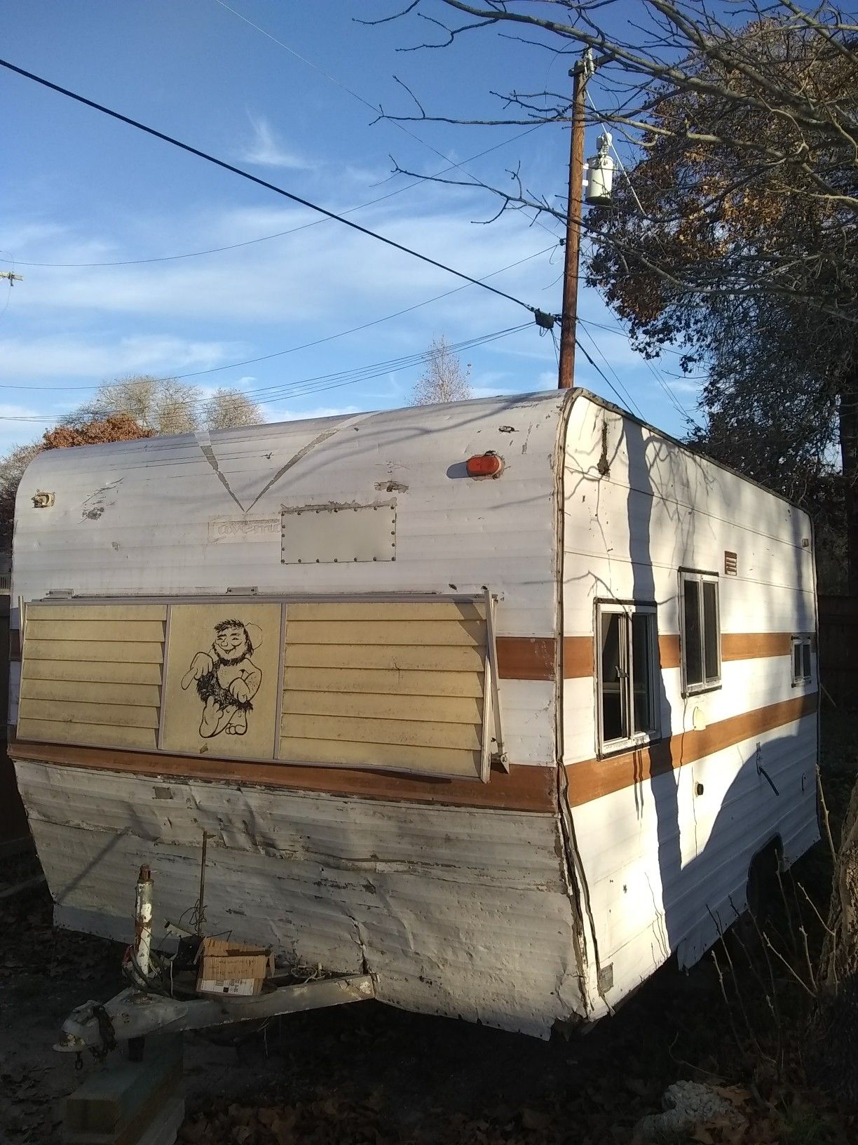73 caveman travel trailer