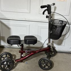 Red Roscoe Knee Scooter