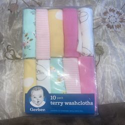 Baby washcloths 10 pack Brand Gerber