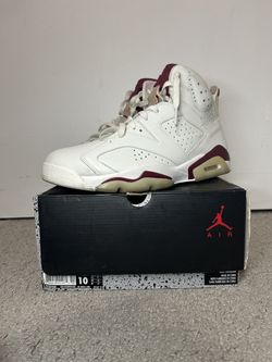 VNDS JORDAN 6 MAROON SIZE 10