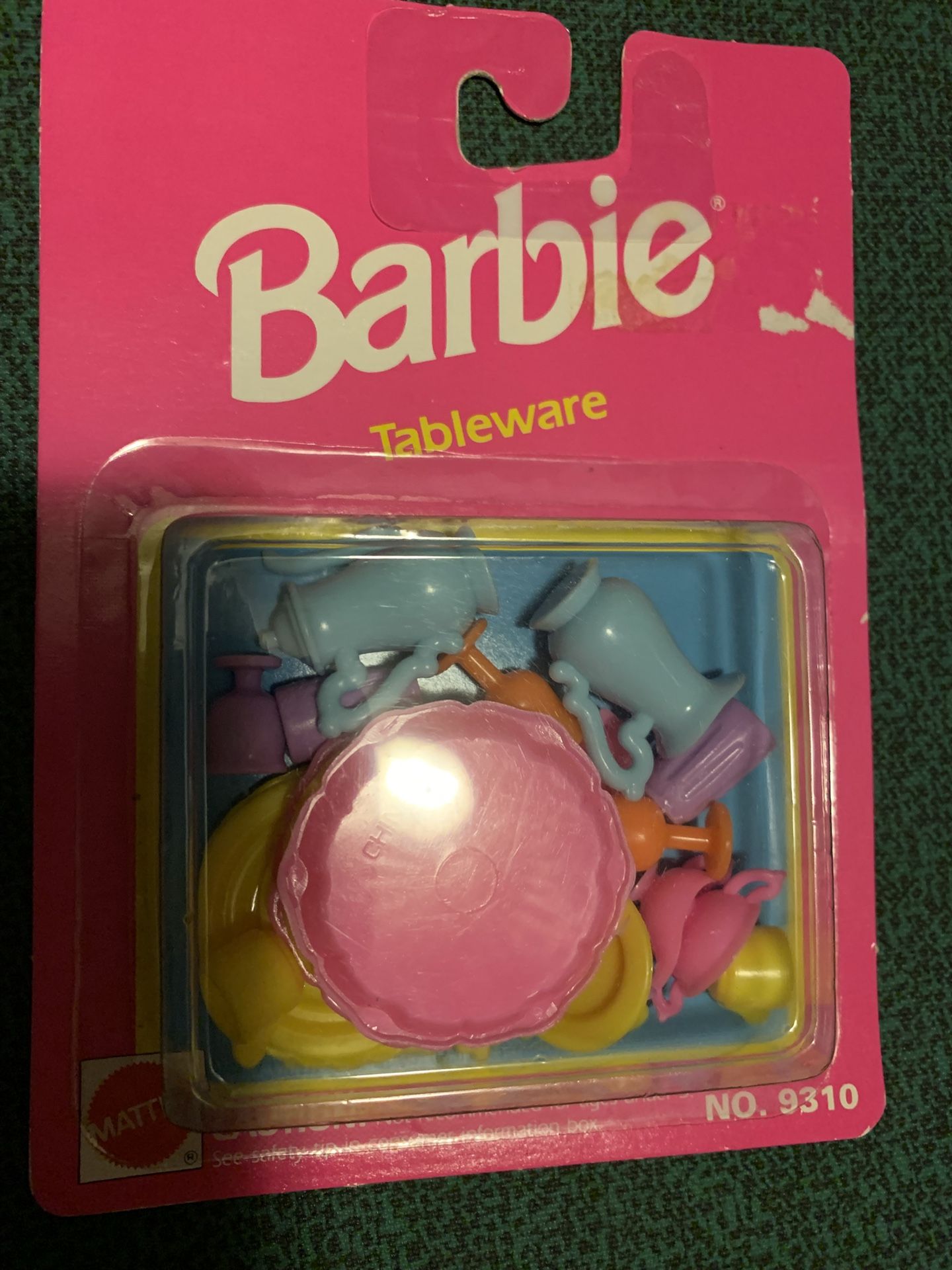 1992 Barbie Tableware