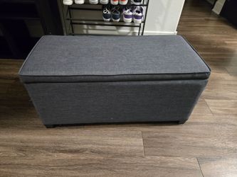 Grey Ottoman