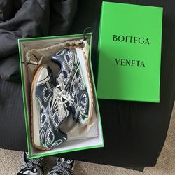 Bottega Veneta Deep Blue Silver
