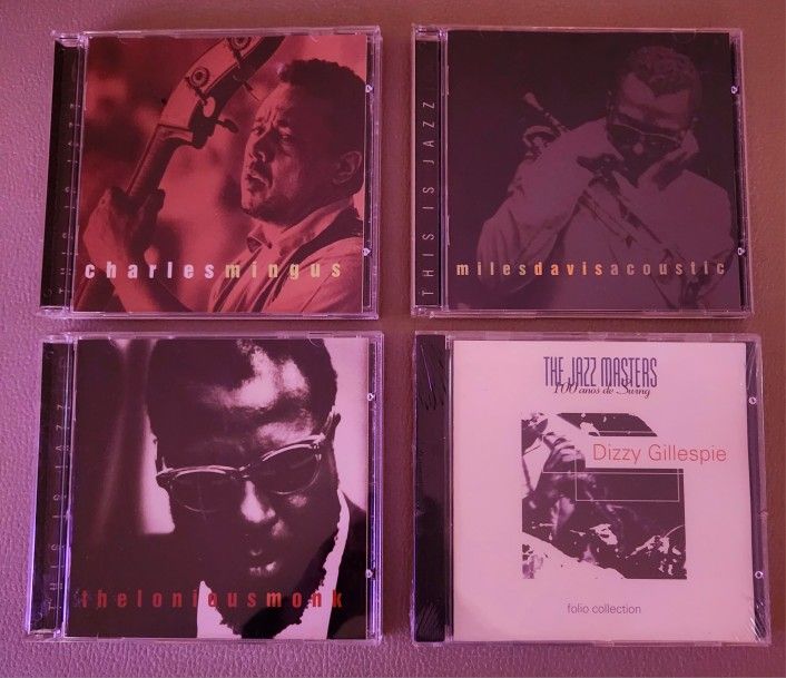 (4) JAZZ CD'S - Miles Davis, Mingus, Monk & Gillespie 