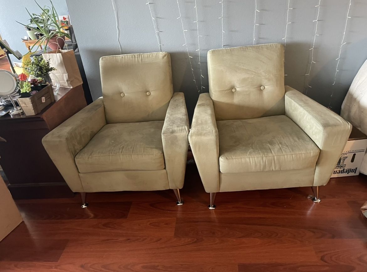set of two chairs