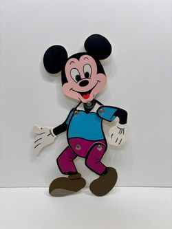 Disney Mickey Mouse Durham Industries No. 1501 Articulated Puppet-Vintage