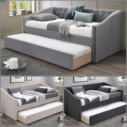 Twin Twin Size Daybed With Orthopedic Mattress Included 