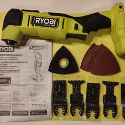 BONUS BATTERY! NEW RYOBI PBLMT51B 18V ONE+ HP BRUSHLESS OSCILLATING MULTI-TOOL - TOOL ONLY