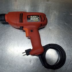 Black & Decker DR200 Type3 Corded Keyless Drill 4.5A 0-1350 RPM