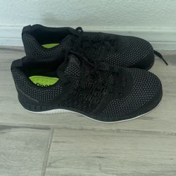Reebok F2413-17 Black Composite Toe Lace-Up Work Sneaker Shoes Men's US 4.5 M Women’s Size 6.5M