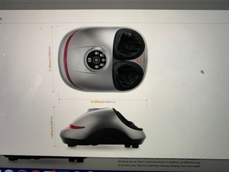 Intey shaitsu foot massager with air compression and dee kneading function
