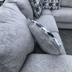 Gray Sectional 