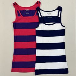 Old Navy The Perfect Tank Striped Set of 2