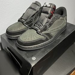 Travis Scott X Air Jordan 1 Lows “Black Phantoms” (With free crease protectors)