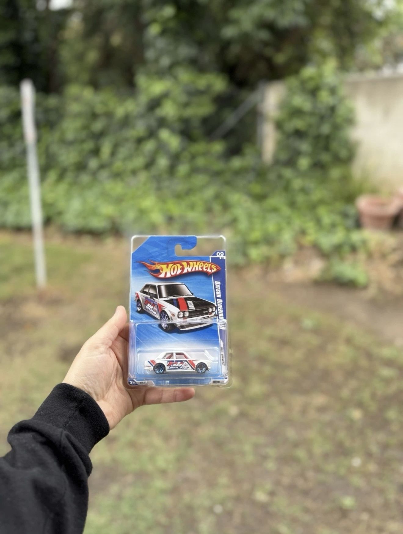 Hot Wheels Datsun 510 Bluebird Blue Card