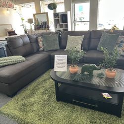 Brown Sectional 