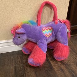 Unicorn Purple Heart pony