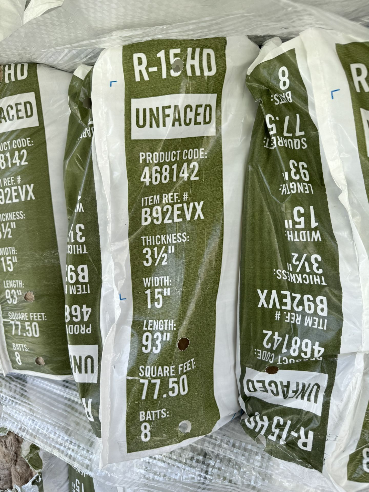 Insulation R15x16 - Faced for 2x4
