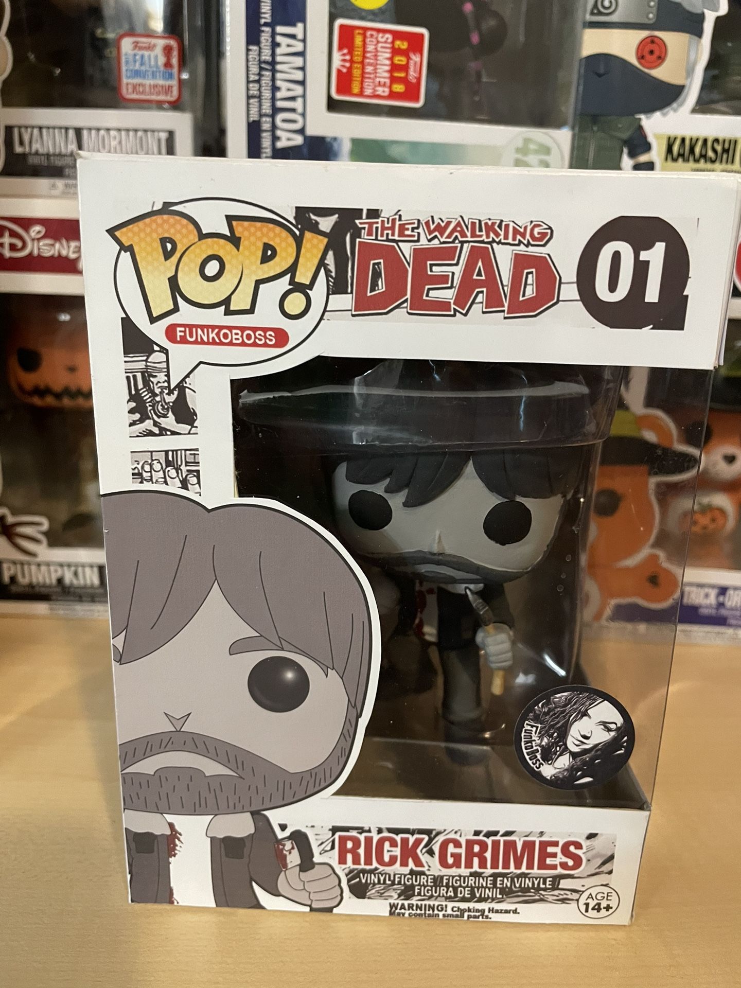 Rick Grimes Custom Funko Pop By Funko Boss