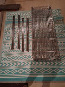 Metal shelf