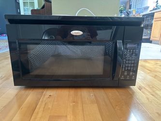 Whirlpool over-the-range microwave (black) - Works Great