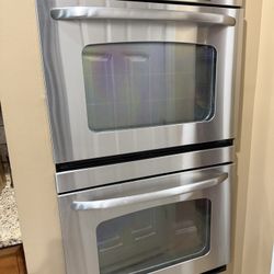 Pair of GE Profile Stainless Double Ovens in great shape!  We will clean out before you purchase.