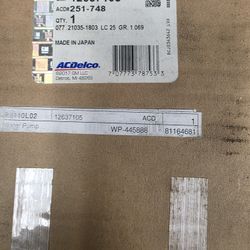 The GM 1(contact info removed) Water Pump Assembly