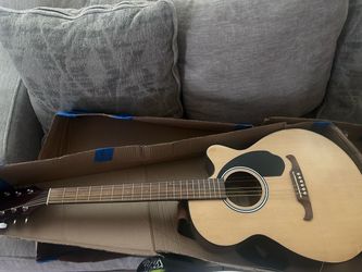 Acoustic-Electric Cutaway Guitar Natural Finish