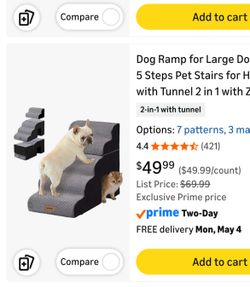 Dog Ramp Stairs New! Make Offer!